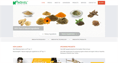 Desktop Screenshot of novelnutrient.com